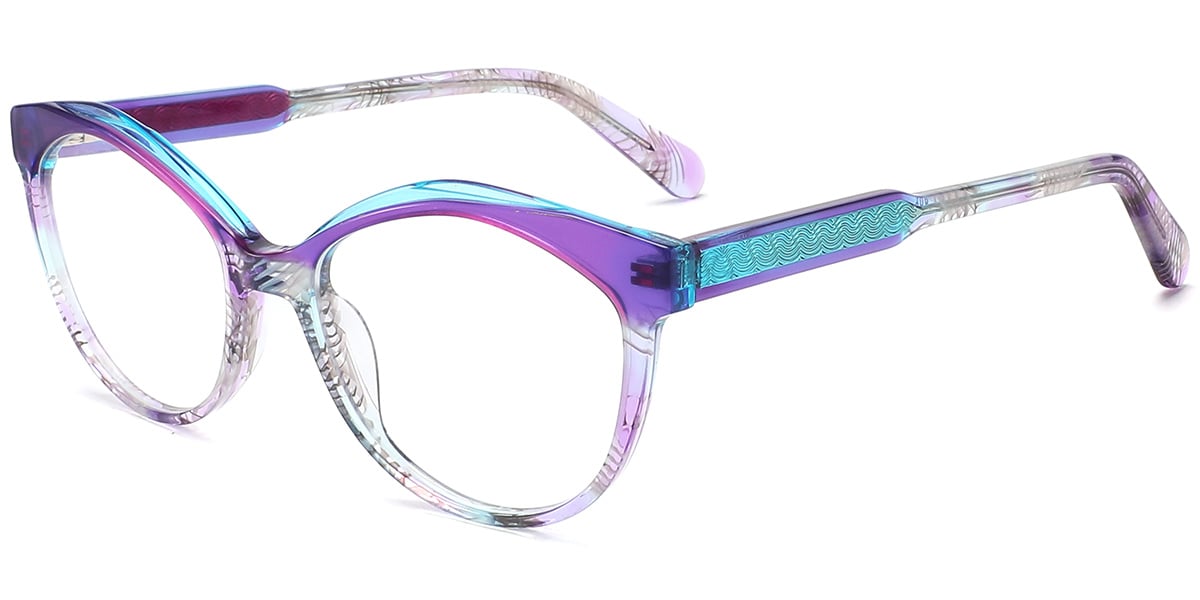 Acetate Geometric Frame F9371