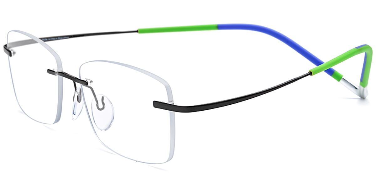Titanium Rectangle Frame F7722