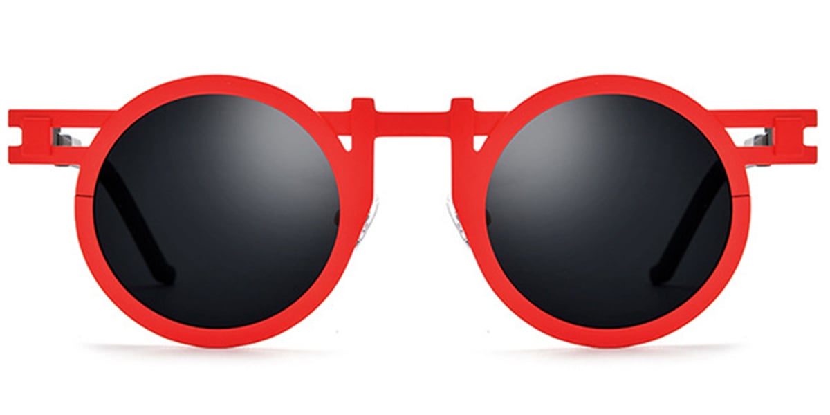 Titanium Round Sunglasses SG7038