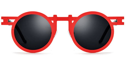 Titanium Round Sunglasses SG7038