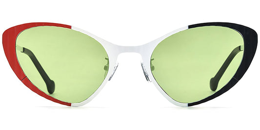 Titanium Cat Eye Sunglasses SG7392