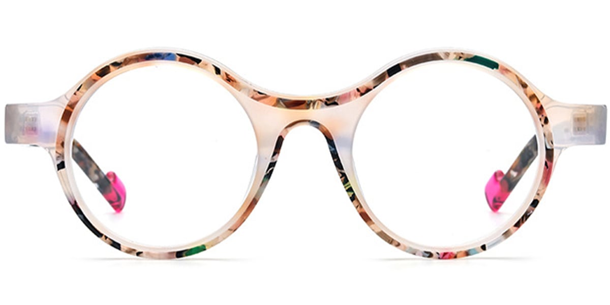 Acetate Round Frame F6398