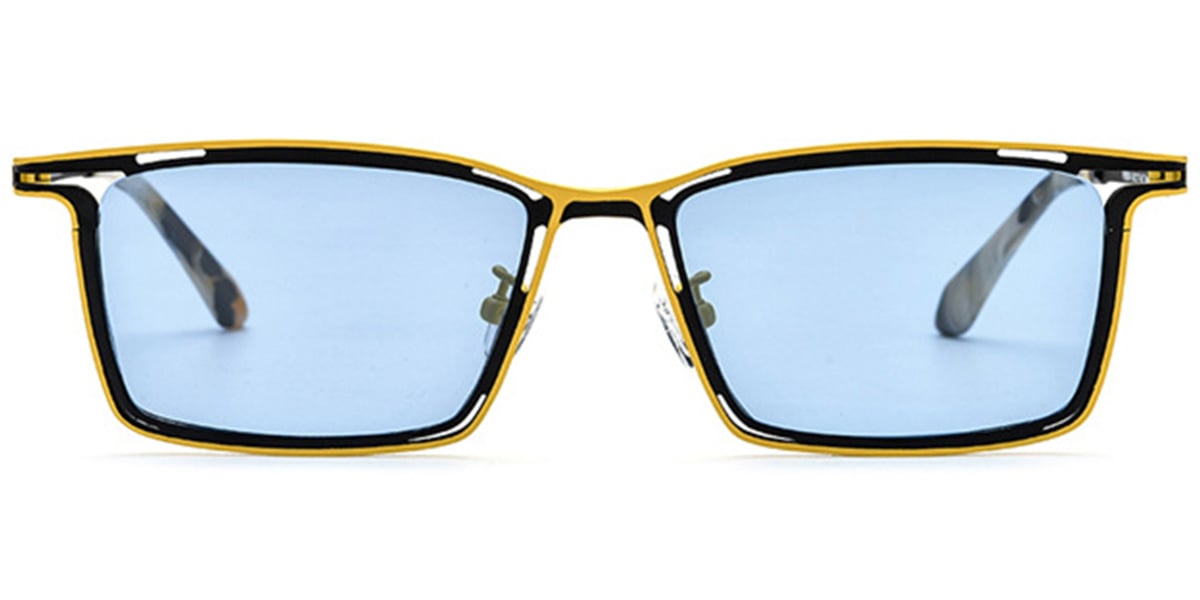 Titanium Rectangle Sunglasses SG6724