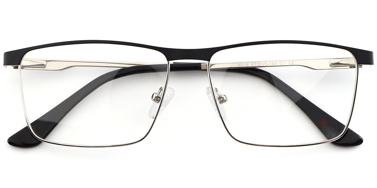 Acetate Metal Rectangle Frame F8544
