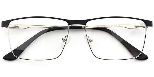 Acetate Metal Rectangle Frame F8544