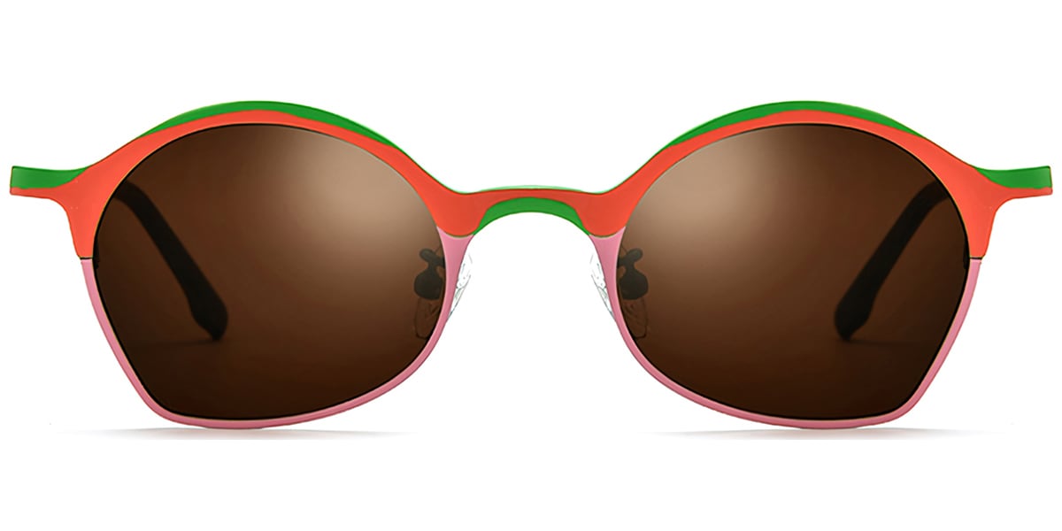 Titanium Geometric Sunglasses SG7311