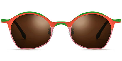 Titanium Geometric Sunglasses SG7311