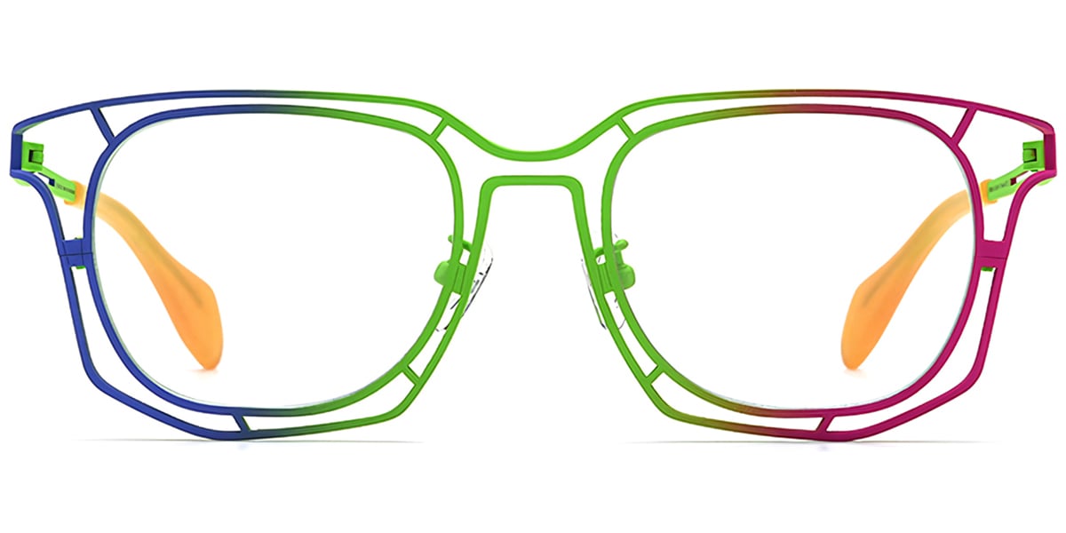 Titanium Square Frame F7402