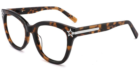 Acetate Cat Eye Frame F4035