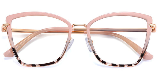 Metal TR Cat Eye Frame F8449