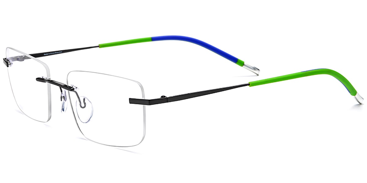 Titanium Rectangle Frame F7542