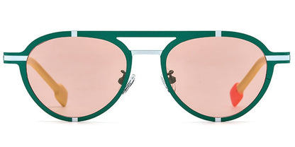 Titanium Aviator Sunglasses SG6875
