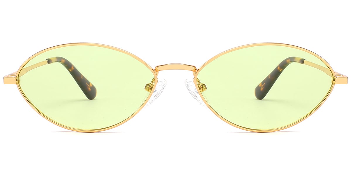 Metal Oval Sunglasses SG10161