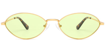 Metal Oval Sunglasses SG10161