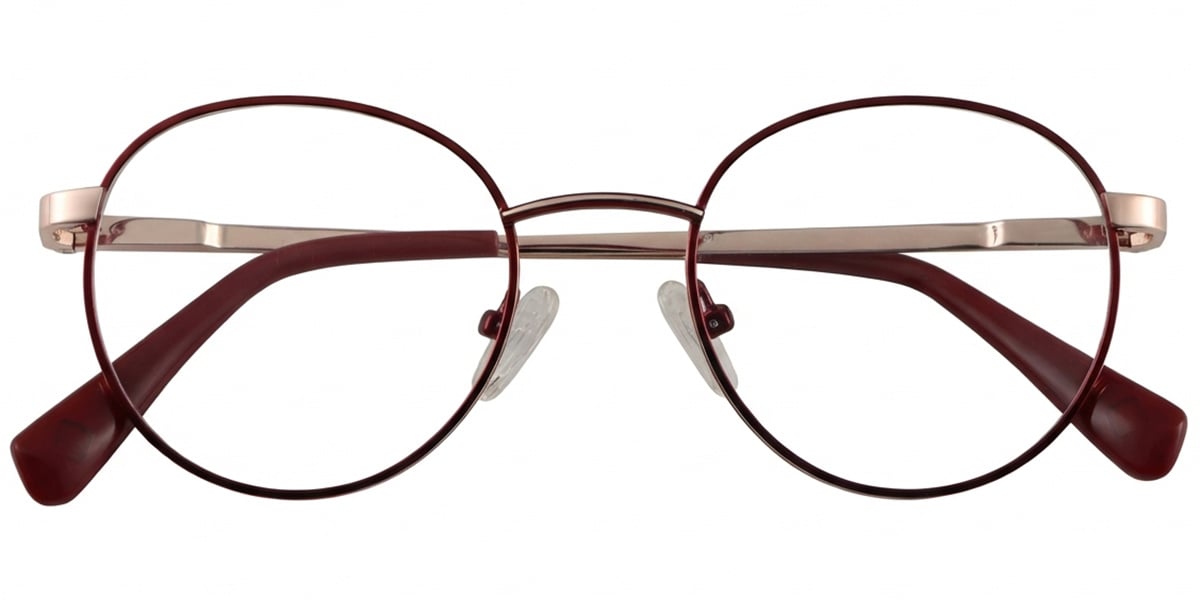 Acetate Metal Round Frame F8844