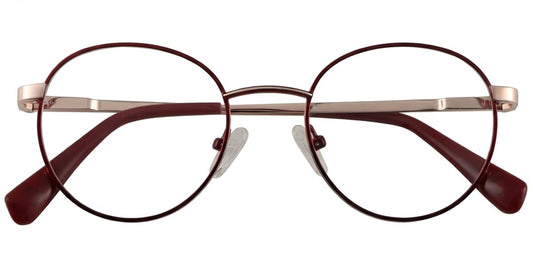 Acetate Metal Round Frame F8844