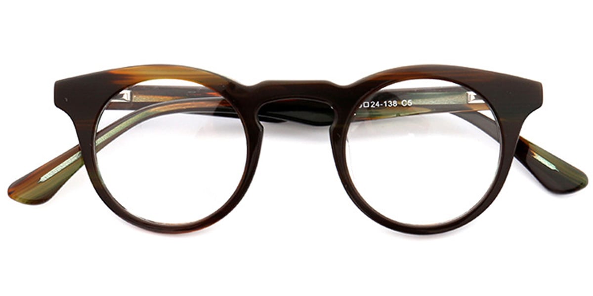Acetate Round Frame F4863