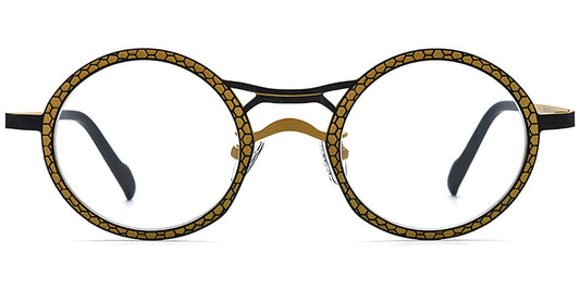 Titanium Round Frame F7401