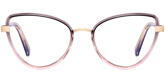Metal TR Cat Eye Frame F7221