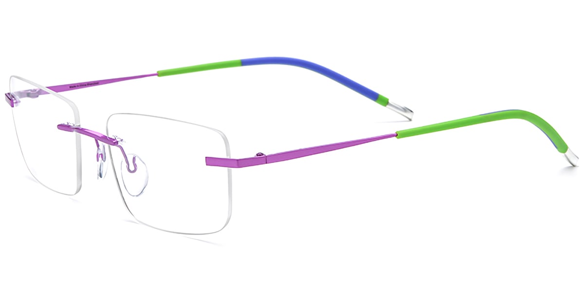 Titanium Rectangle Frame F7542