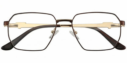 Acetate Metal Square Frame F8743