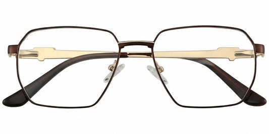 Acetate Metal Square Frame F8743