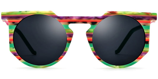 Acetate Geometric Sunglasses SG8083