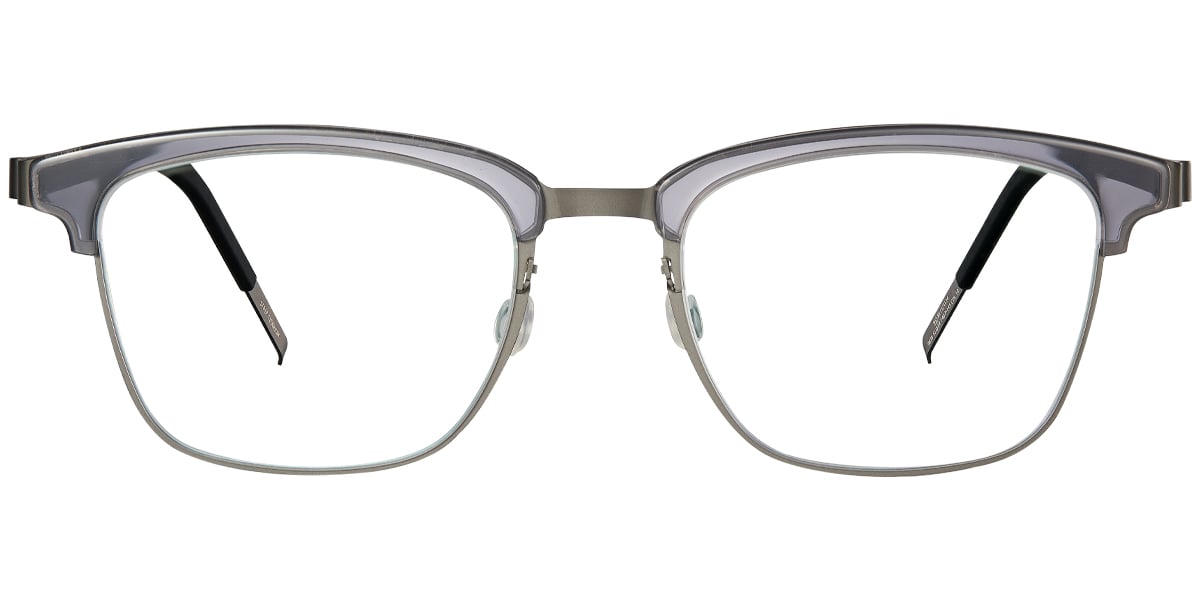 Acetate Titanium Square Frame F4297