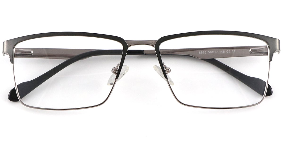 Acetate Metal Rectangle Frame F8551
