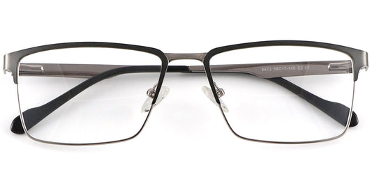 Acetate Metal Rectangle Frame F8551