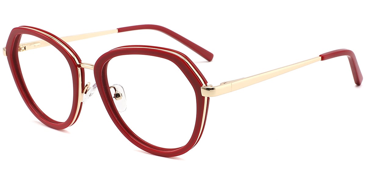 Geometric Eyeglasses F9755