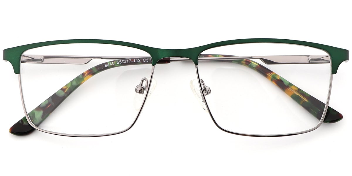 Acetate Metal Rectangle Frame F8543