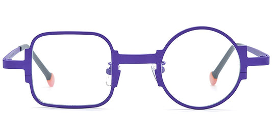 Titanium Geometric Frame F7167