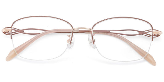 Acetate Metal Rectangle Frame F9134