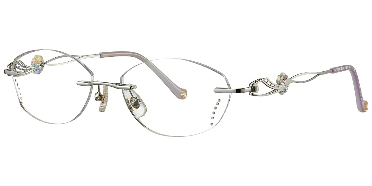 Geometric Eyeglasses F6096