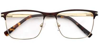 Acetate Metal Square Frame F8541