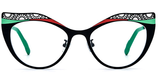 Titanium Cat Eye Frame F6906