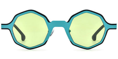Titanium Geometric Sunglasses SG6669