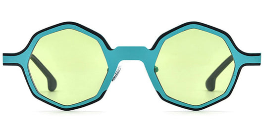 Titanium Geometric Sunglasses SG6669