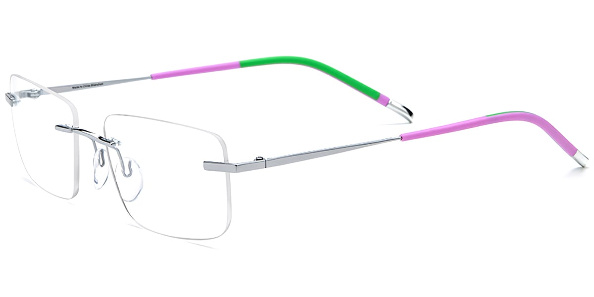 Titanium Rectangle Frame F7542