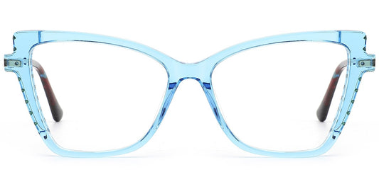 Acetate Cat Eye Frame F7856