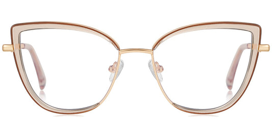Metal TR Cat Eye Frame F7468