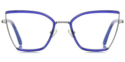 Metal TR Cat Eye Frame F7379