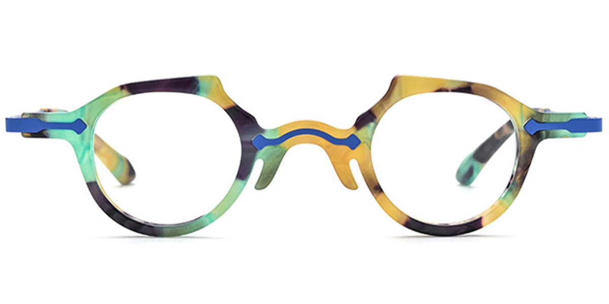 Acetate Geometric Frame F6056