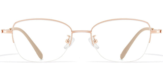 Acetate Metal Rectangle Frame F9108