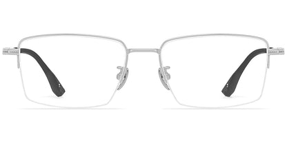 Acetate Titanium Rectangle Frame F9447