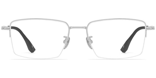 Acetate Titanium Rectangle Frame F9447