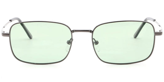 Acetate Metal Rectangle Sunglasses SG9359