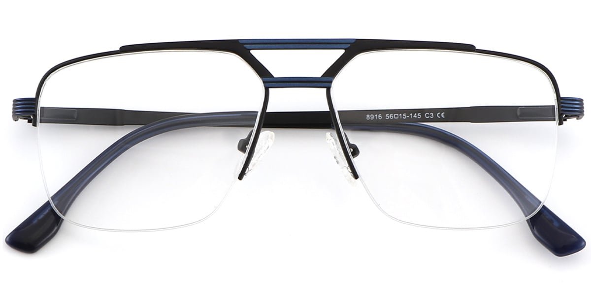 Acetate Metal Aviator Frame F8734