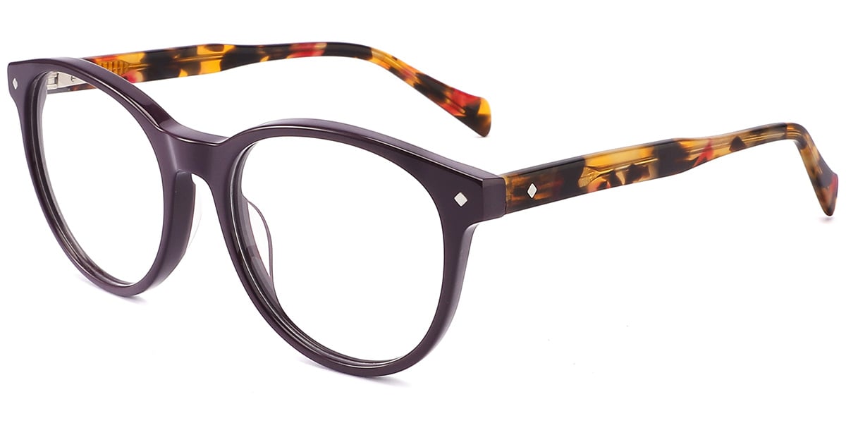 Acetate Round Frame F10216